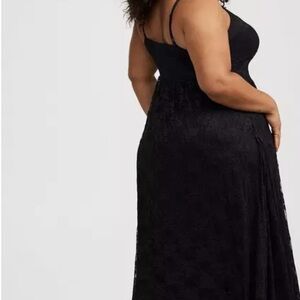 torrid Black Lace Maxi Dress
